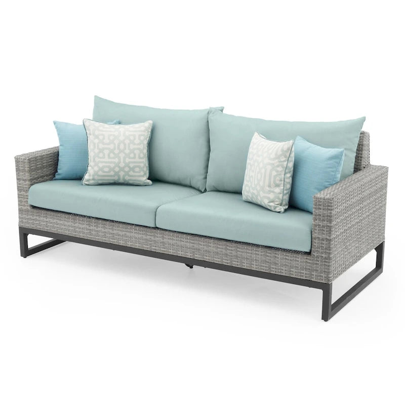 Ensemble de feu de jardin à mouvement Milo Grey 4 pièces Sunbrella