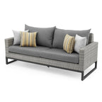 Ensemble de feu de jardin à mouvement Milo Grey 4 pièces Sunbrella