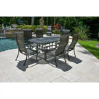 Ensemble de 7 tables de salle à manger ovales Windermere pour patio - Non disponible