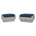 Ensemble de sièges de patio extérieurs Portofino Comfort 7 pièces Sunbrella avec mécanisme à bascule