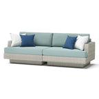 Ensemble de sièges de patio extérieurs Portofino Comfort 7 pièces Sunbrella avec mécanisme à bascule