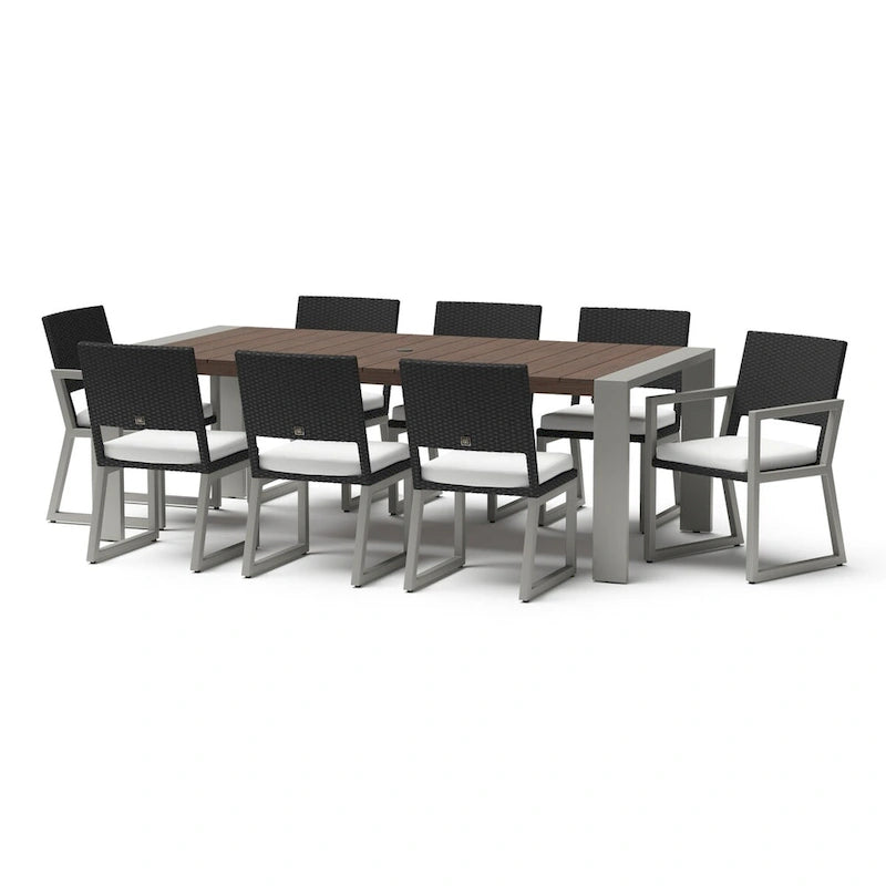 Ensemble de jardin Milo Espresso 18 pièces Sunbrella