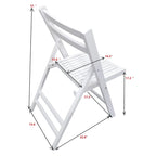 CHAISE PLIANTE Lot de 4