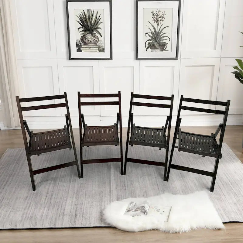 CHAISE PLIANTE Lot de 4