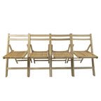 CHAISE PLIANTE Lot de 4