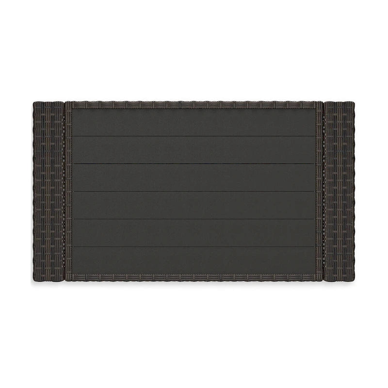 Table basse d'extérieur Windglow marron, Signature Design by Ashley - 44,38 po L x 25,38 po P x 16,63 po H