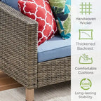 Ensemble de sièges modulables 7 pièces avec coussins