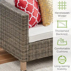 Ensemble de sièges modulables 7 pièces avec coussins