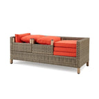 Ensemble de sièges modulables 7 pièces avec coussins