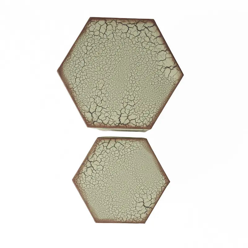 SELVA TABLE D'APPOINT, ensemble de 2 tables d'appoint