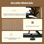 Fauteuil de jardin en rotin en forme d'œuf avec bascule