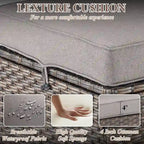 Fauteuils pivotants avec repose-pieds et table basse - Marron