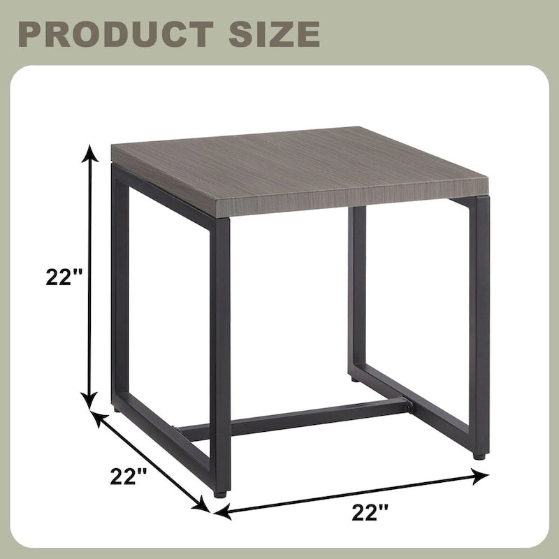 Tables basses d'extérieur pour fauteuil pivotant