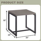 Tables basses d'extérieur pour fauteuil pivotant