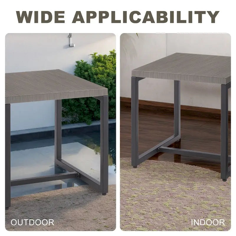 Tables basses d'extérieur pour fauteuil pivotant