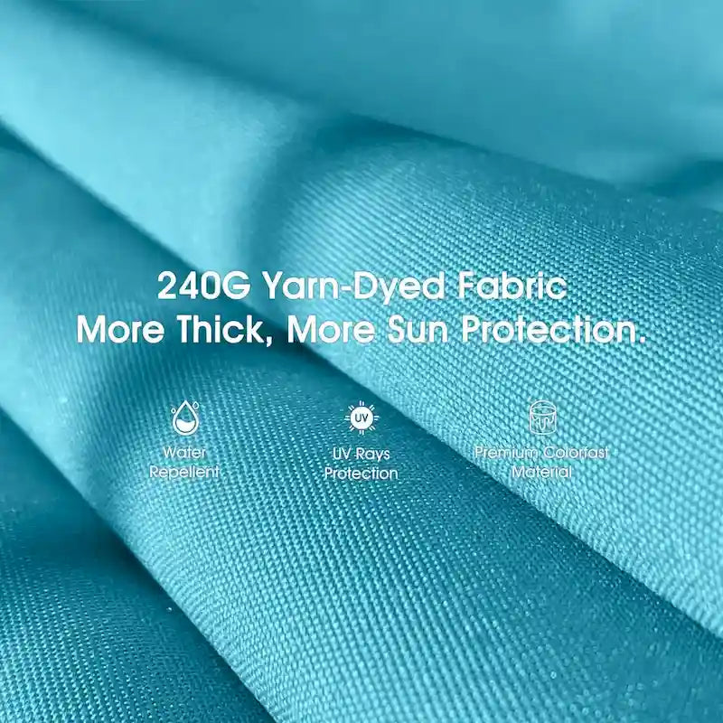 Balancelle de terrasse/porche d'extérieur PURPLE LEAF Deluxe avec structure en acier résistant aux intempéries, coussins et oreiller inclus