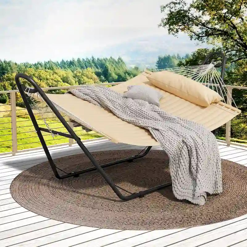 Hamac à barres d'écartement pour 2 personnes