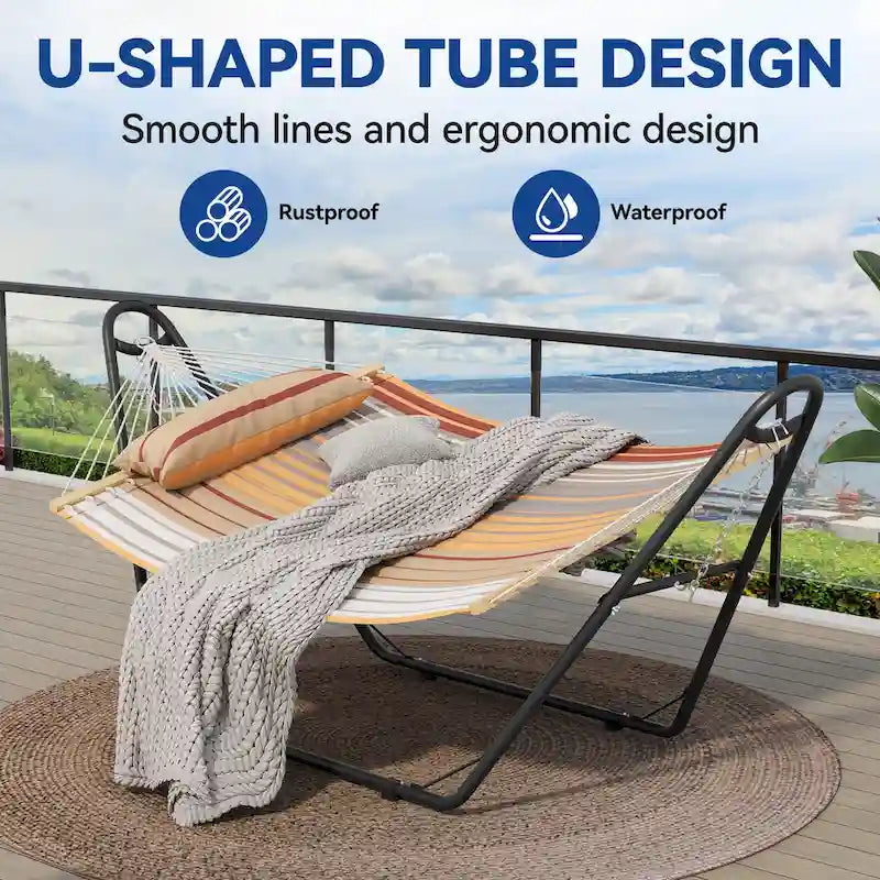 Hamac à barres d'écartement pour 2 personnes