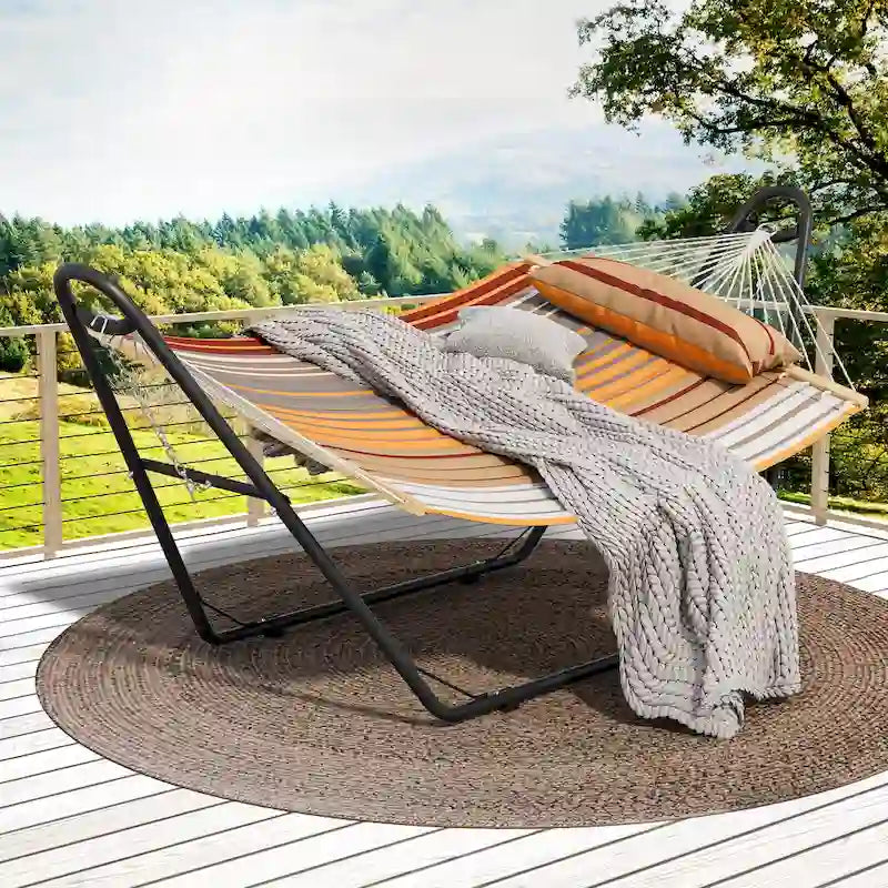 Hamac à barres d'écartement pour 2 personnes