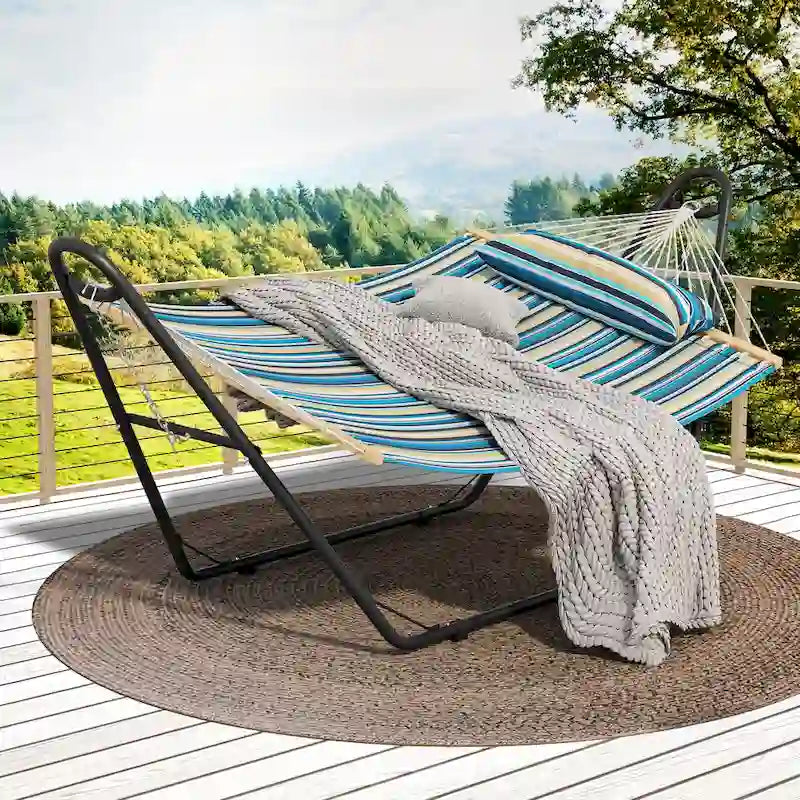 Hamac à barres d'écartement pour 2 personnes