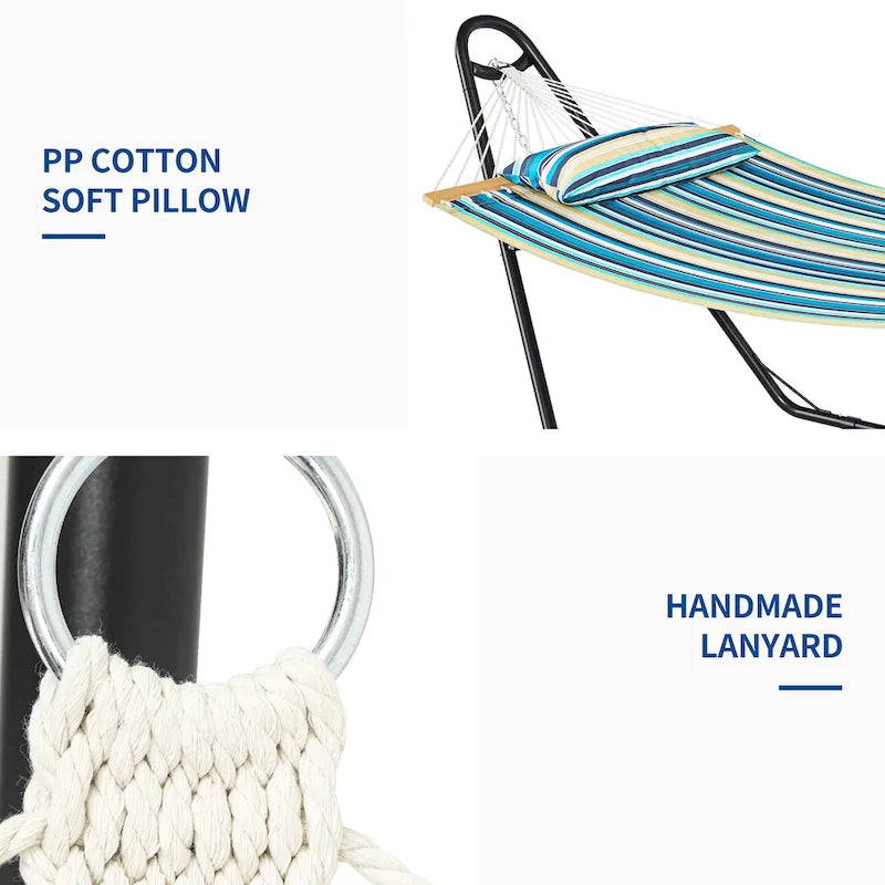 Hamac à barres d'écartement pour 2 personnes