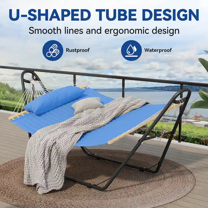 Hamac à barres d'écartement pour 2 personnes