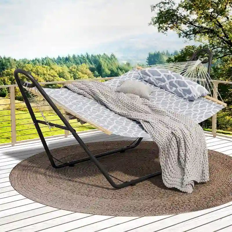 Hamac à barres d'écartement pour 2 personnes