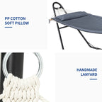 Hamac à barres d'écartement pour 2 personnes