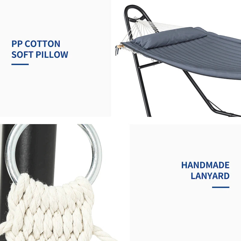 Hamac à barres d'écartement pour 2 personnes