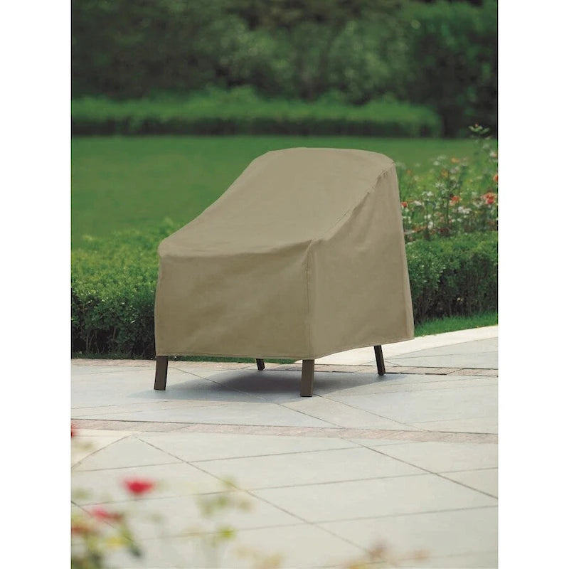 Modern Leisure Basics Patio Chair Cover, 33L x 34W x 31H, Khaki