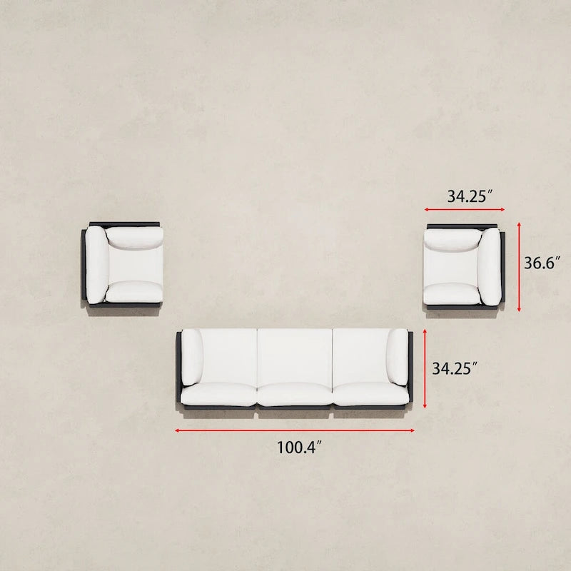 Groupe de sièges Galway 5 pièces