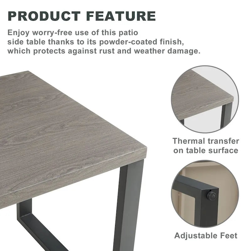 Tables basses d'extérieur pour terrasse, jardin ou cour