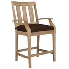 Tabourets de bar de patio SAFAVIEH Couture San Salvador 25 pouces [ENSEMBLE DE 2] - 25 po L x 25 po P x 47 po H