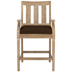 Tabourets de bar de patio SAFAVIEH Couture San Salvador 25 pouces [ENSEMBLE DE 2] - 25 po L x 25 po P x 47 po H