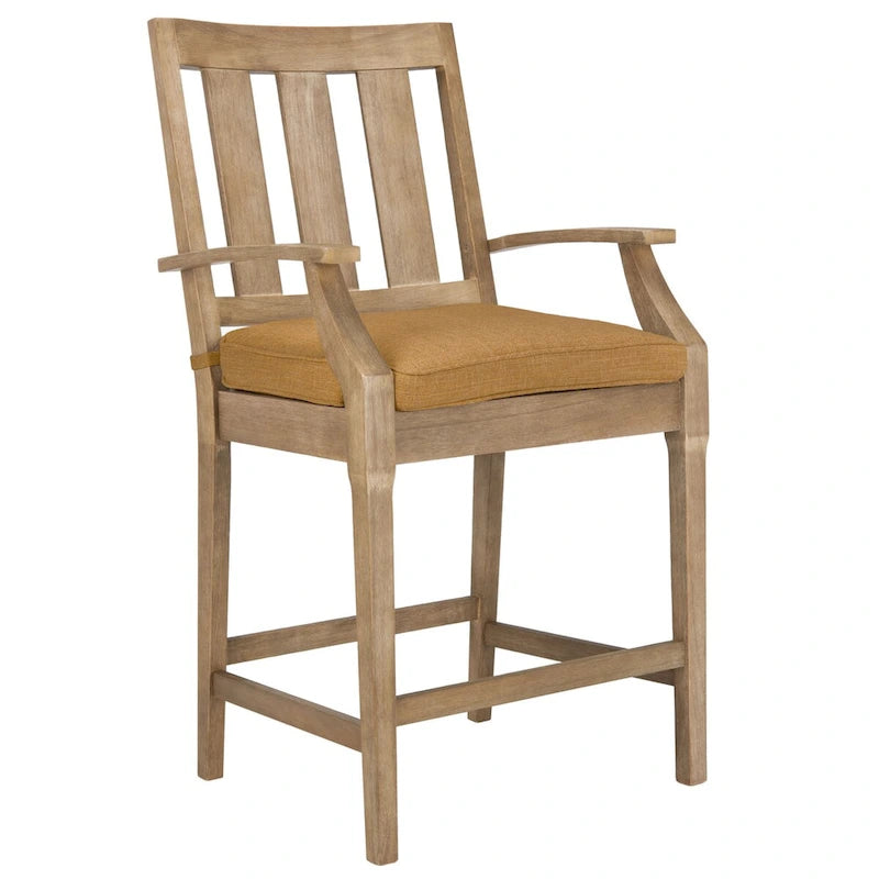 Tabourets de bar de patio SAFAVIEH Couture San Salvador 25 pouces [ENSEMBLE DE 2] - 25 po L x 25 po P x 47 po H