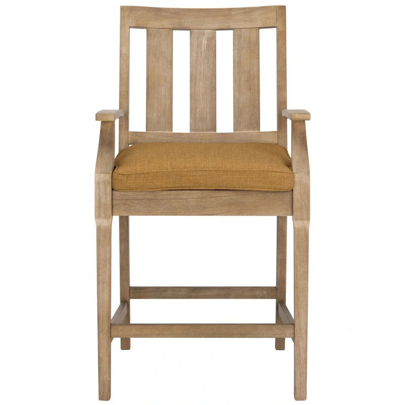 Tabourets de bar de patio SAFAVIEH Couture San Salvador 25 pouces [ENSEMBLE DE 2] - 25 po L x 25 po P x 47 po H