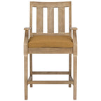 Tabourets de bar de patio SAFAVIEH Couture San Salvador 25 pouces [ENSEMBLE DE 2] - 25 po L x 25 po P x 47 po H