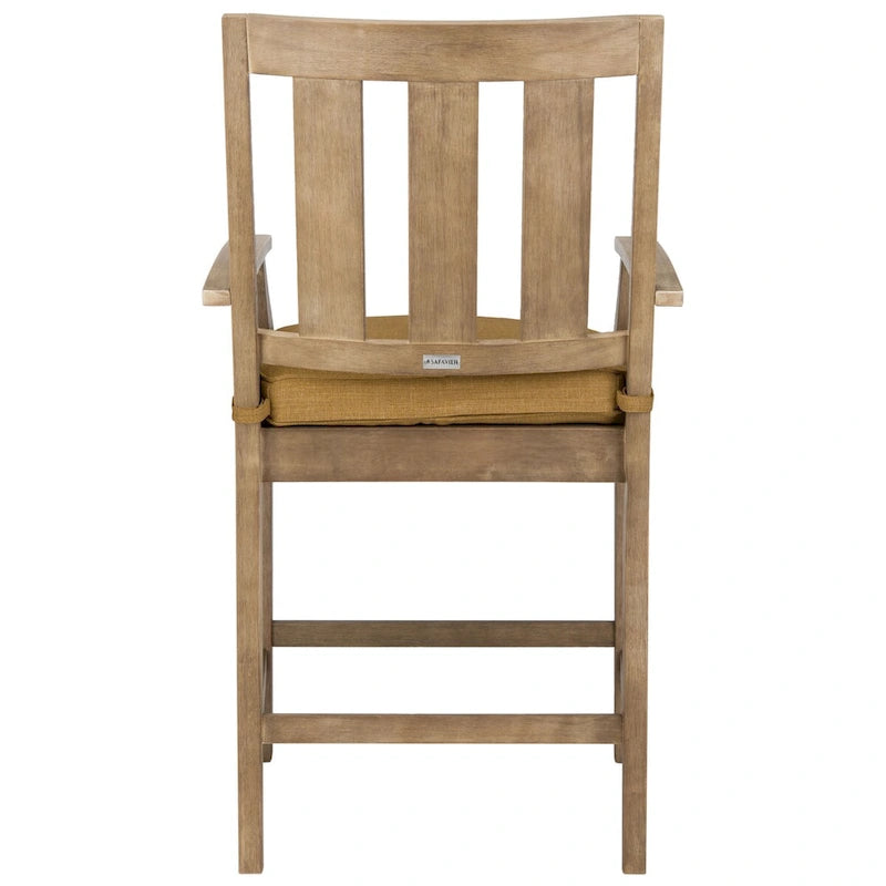 Tabourets de bar de patio SAFAVIEH Couture San Salvador 25 pouces [ENSEMBLE DE 2] - 25 po L x 25 po P x 47 po H