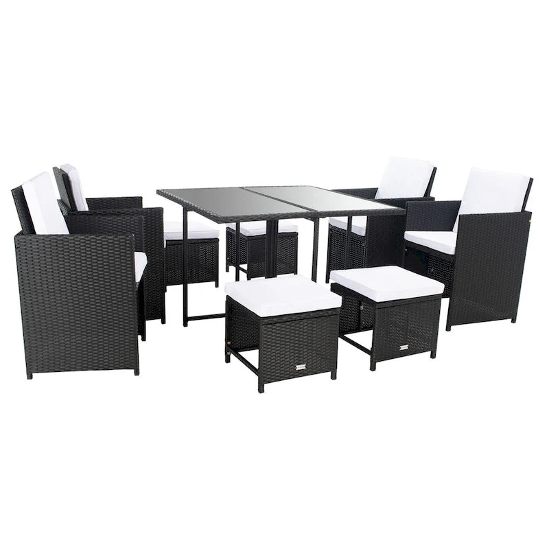 Ensemble de salle à manger d'extérieur SAFAVIEH Kaydence 5 pièces - 44 po L x 44 po P x 29 po H