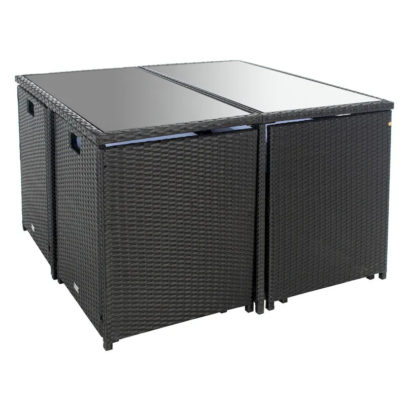 Ensemble de salle à manger d'extérieur SAFAVIEH Kaydence 5 pièces - 44 po L x 44 po P x 29 po H